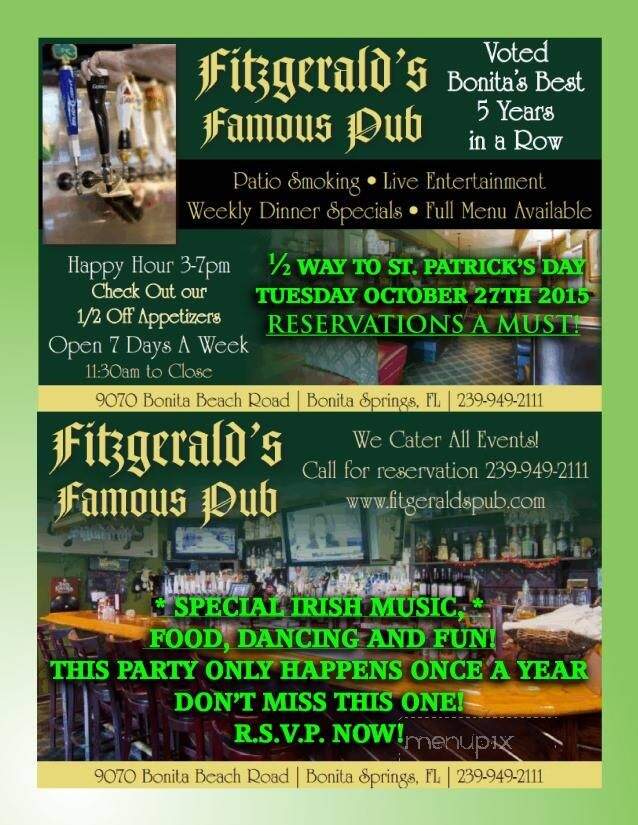 Fitzgerald's Irish Pub - Bonita Springs, FL