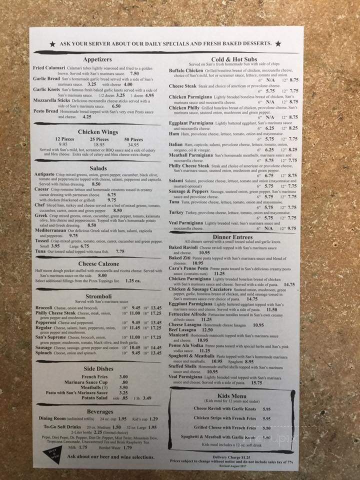 Sans Pizzeria - Ocala, FL