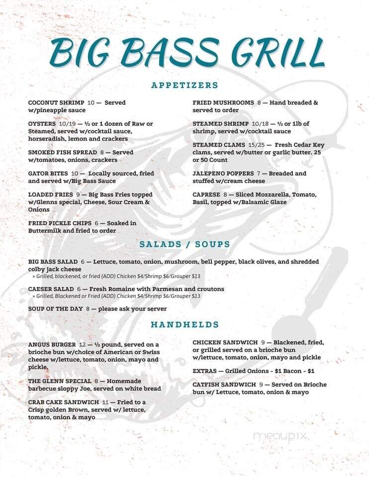 Big Bass Grill - Lake Panasoffkee, FL