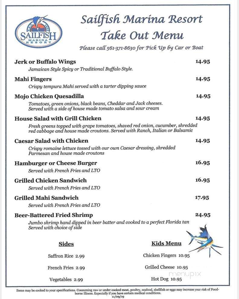 Sailfish Marina Restaurant - Riviera Beach, FL