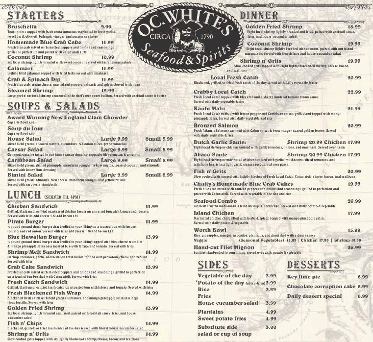 O C White's Seafood & Spirits - St Augustine, FL