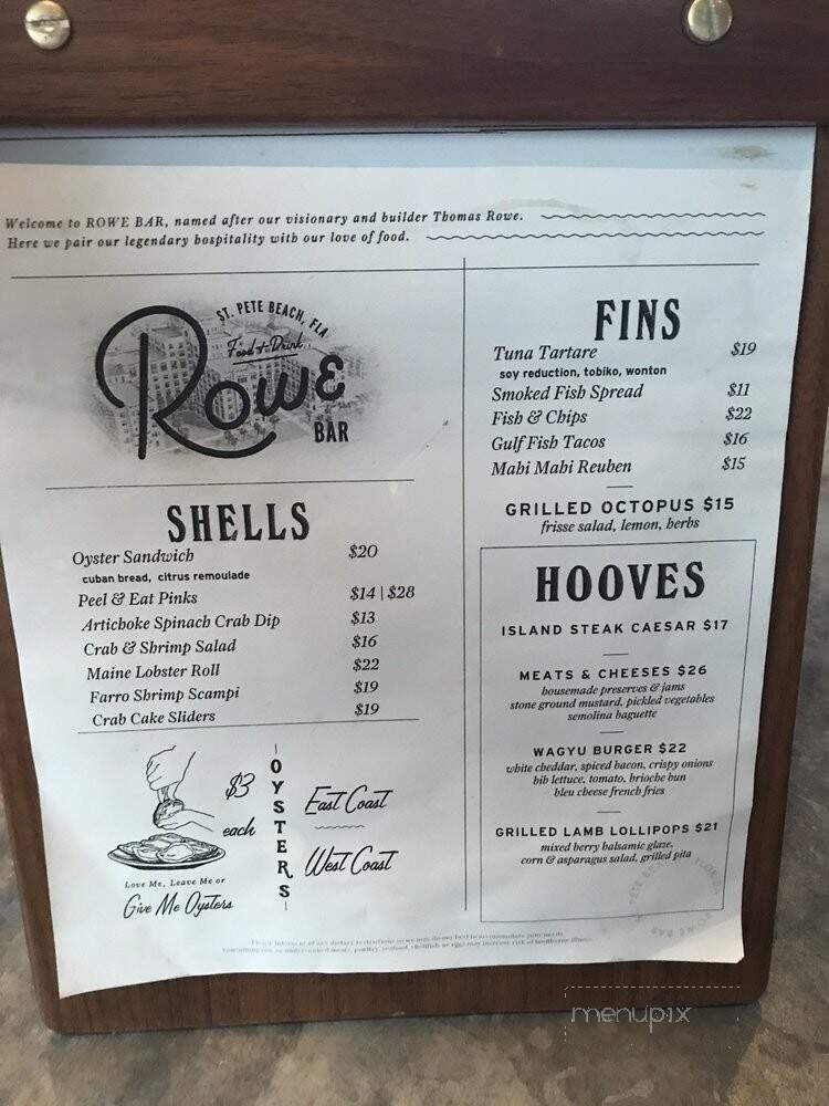 Rowe Bar - Saint Pete Beach, FL