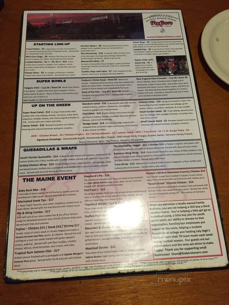 Foxboro Sports Tavern - Naples, FL