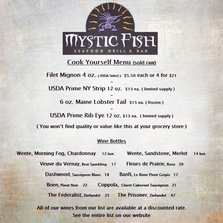 Mystic Fish Seafood Grill - Palm Harbor, FL