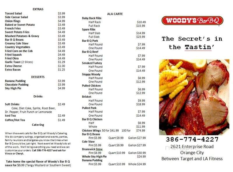 Woody's Bar-B-Q - Orange City, FL