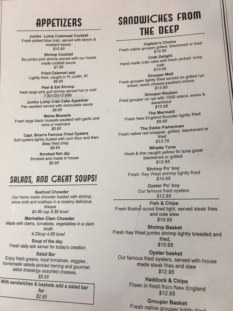 Captain Brian's Seafood Market - Sarasota, FL