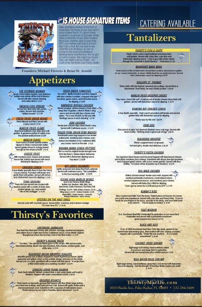 Thirsty Marlin Grill & Bar - Palm Harbor, FL