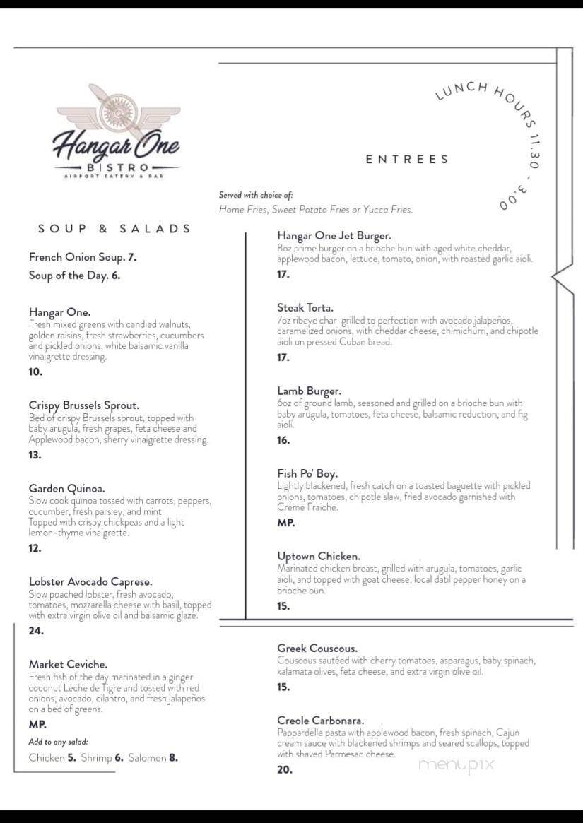 Hangar One Bistro - St. Augustine, FL