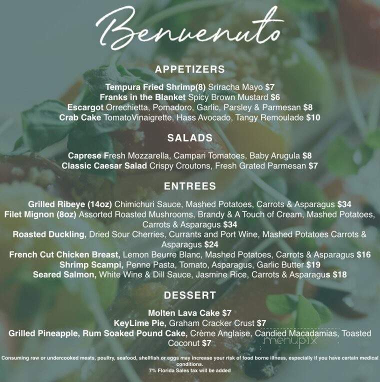 Benvenuto Restaurant - Boynton Beach, FL