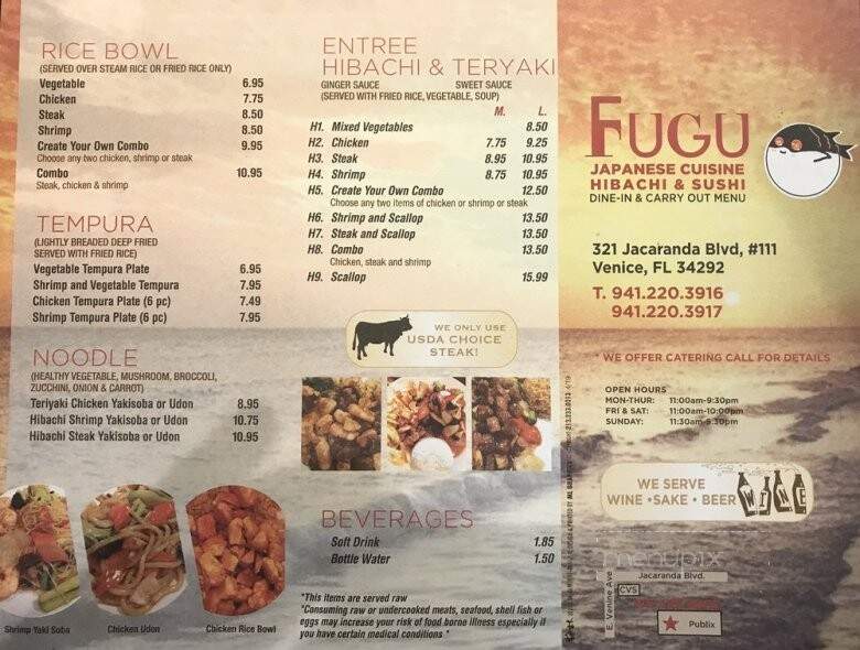 Fugu Hibachi & sushi - Venice, FL