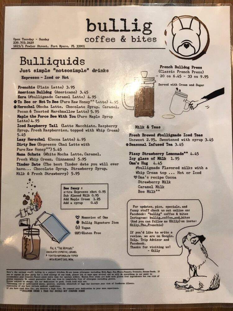 Bullig coffee & bites - Fort Myers, FL