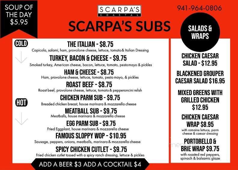 Scarpa's Coastal - Boca Grande, FL