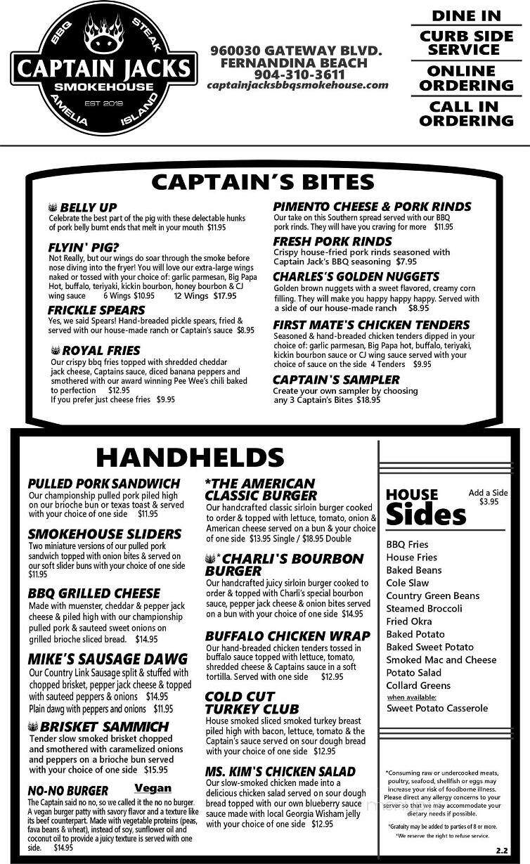 Captain Jacks Smokehouse - Fernandina Beach, FL