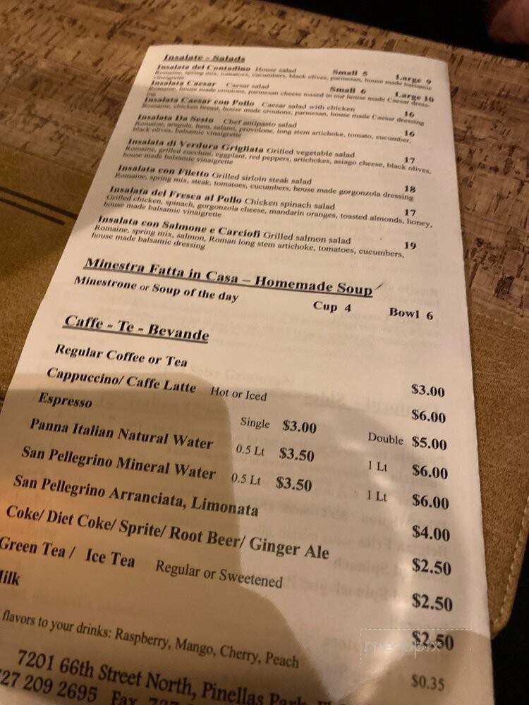 Da Sesto Italiano Ristorante e Vino - Pinellas Park, FL