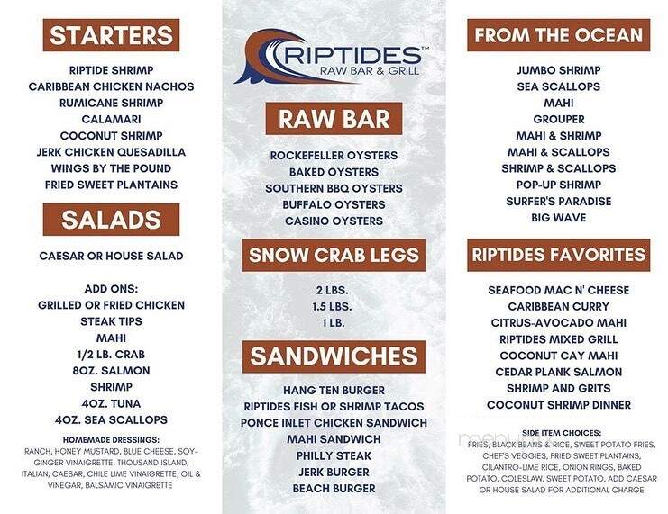 Riptides Raw Bar Grill - Ormond Beach, FL