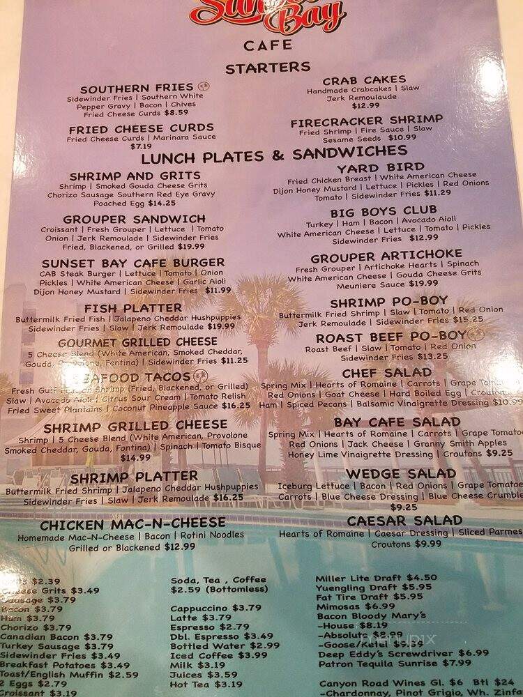 Sunset Bay Cafe - Miramar Beach, FL