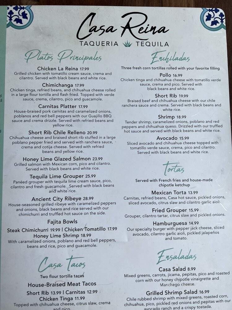 Casa Reina Taqueria & Tequila - St. Augustine, FL