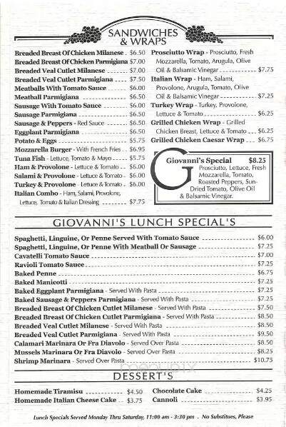 Giovanni's - Palm Beach Gardens, FL