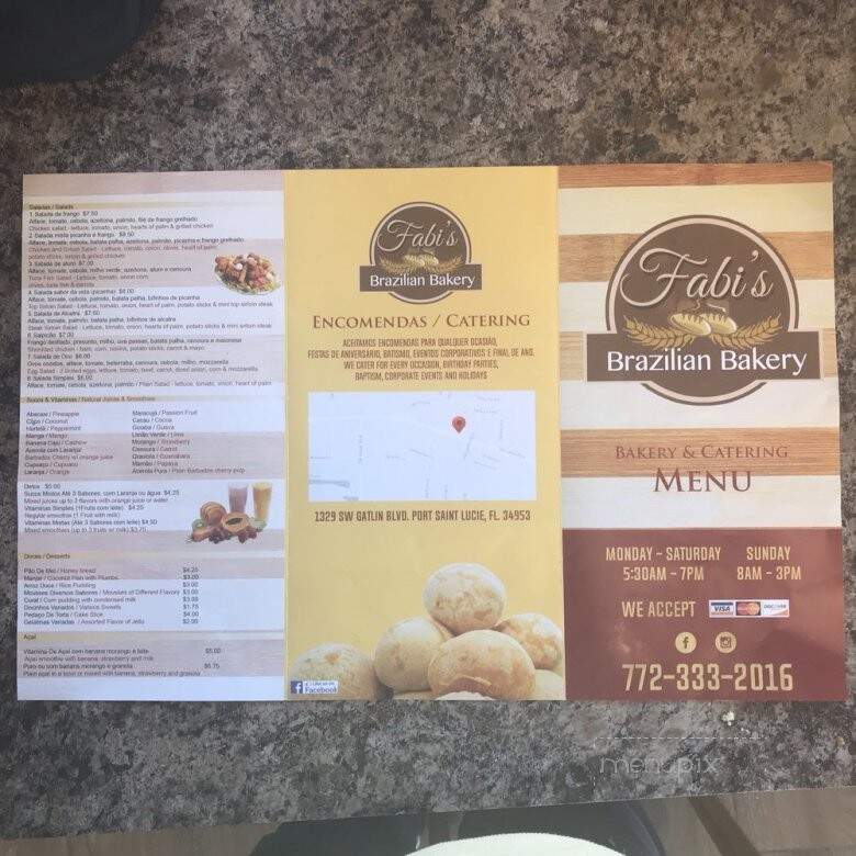 Fabi's Brazilian Bakery - Port St. Lucie, FL