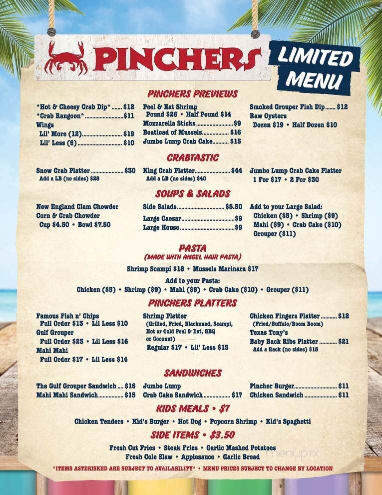 Pinchers  - Fort Myers Beach, FL