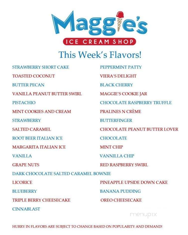 Maggie's Ice Cream - Melbourne, FL