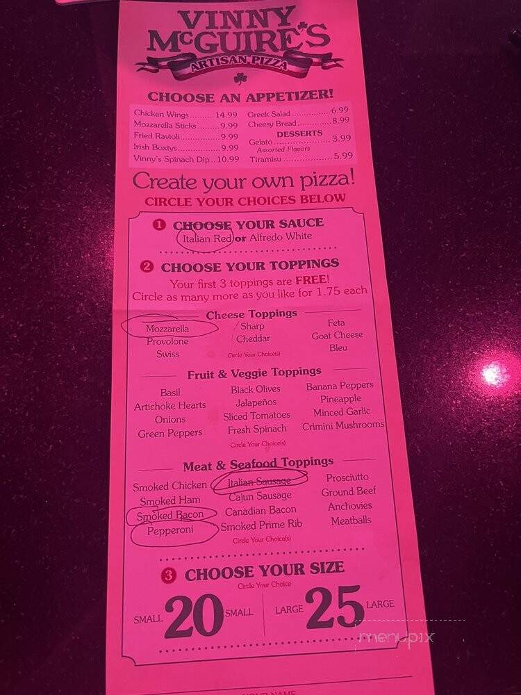 Vinnie McGuire's Pizza - Destin, FL