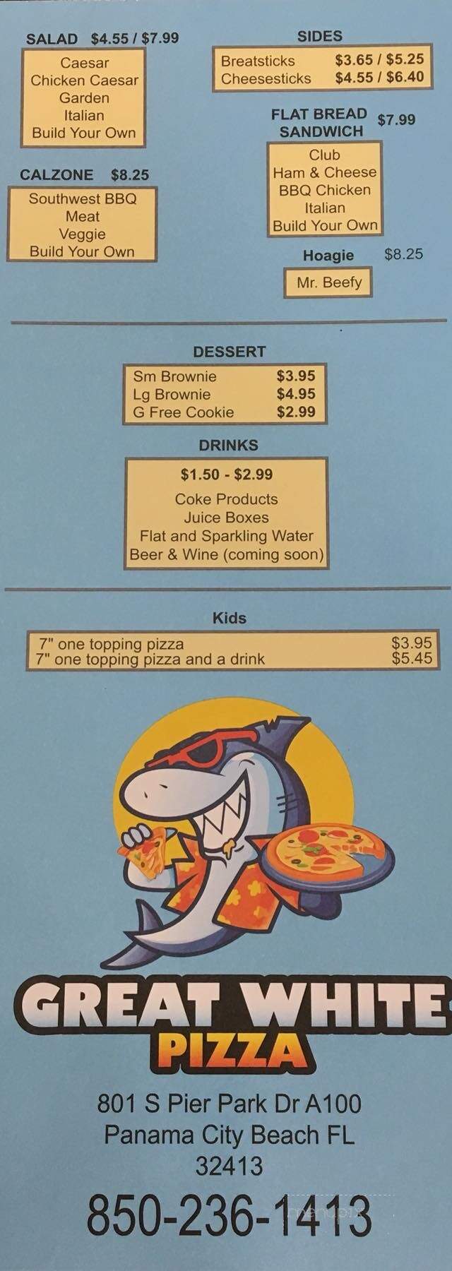 Great White Pizza - Panama City Beach, FL