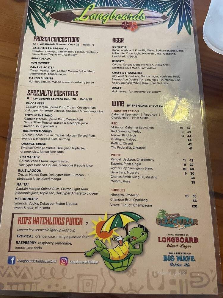 Longboards Tiki Beach Grille - Cocoa Beach, FL