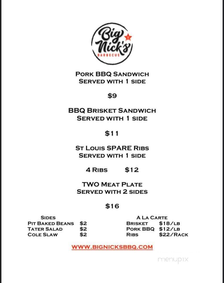 Big Nick's BBQ - Fort Myers, FL