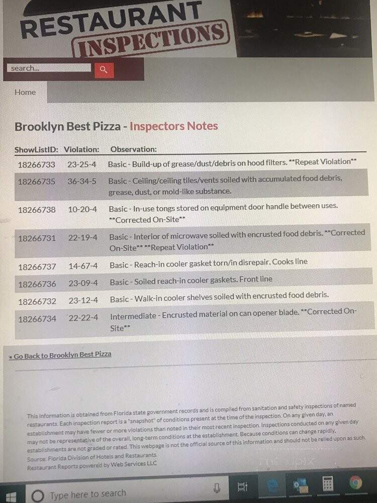 Brooklyn Best Pizza - Holiday, FL