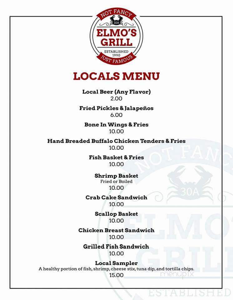 Elmo's Grill - Santa Rosa Beach, FL