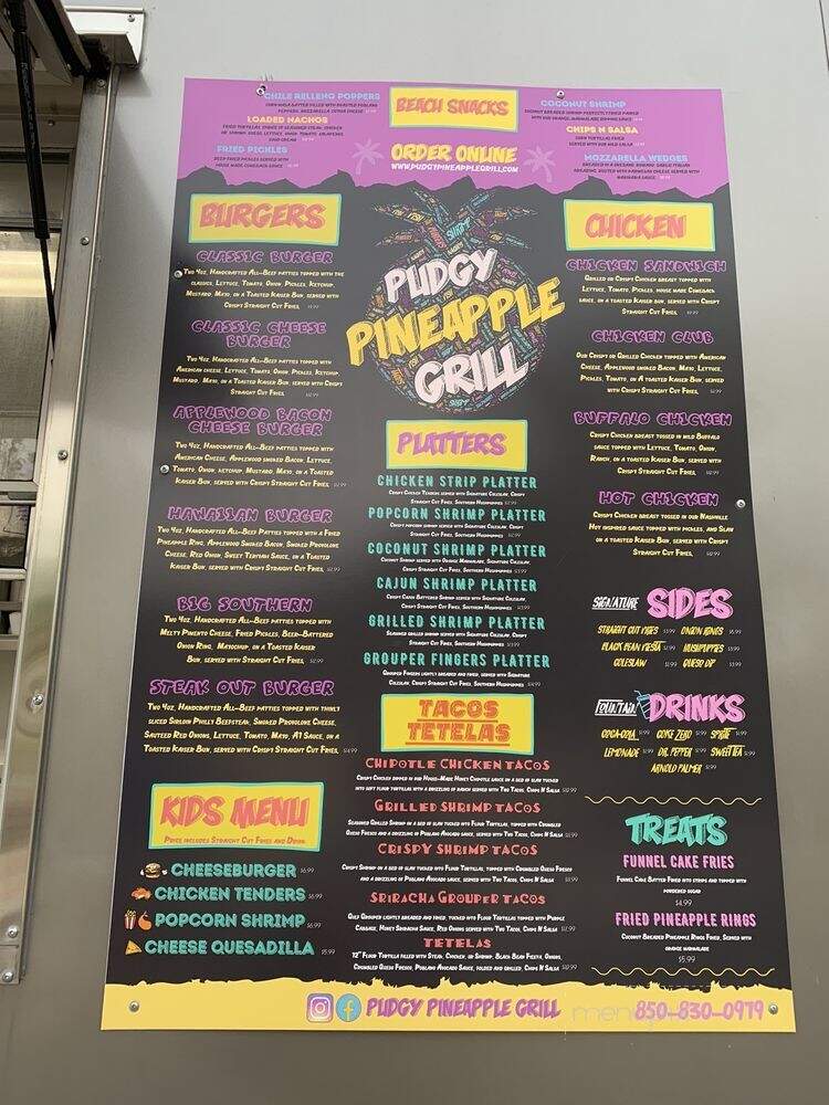 Pudgy Pineapple Grill - Miramar Beach, FL