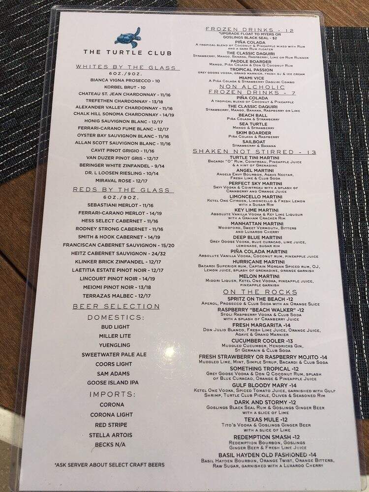 Turtle Club Restaurant - Naples, FL