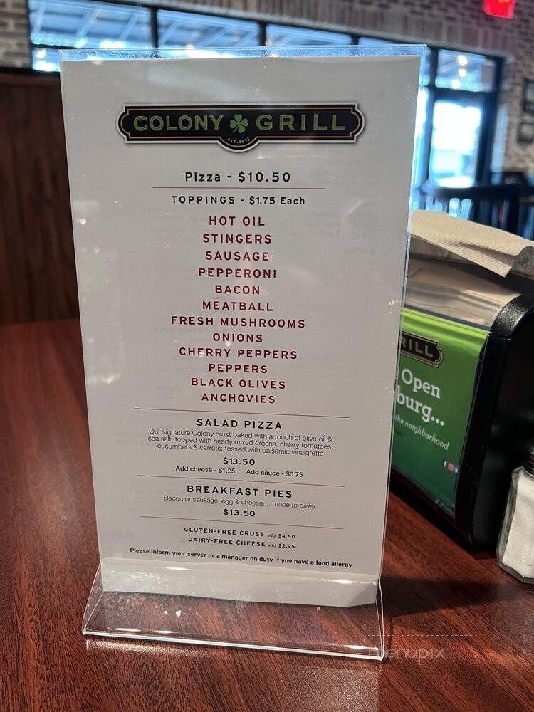 Colony Grill - St. Petersburg, FL