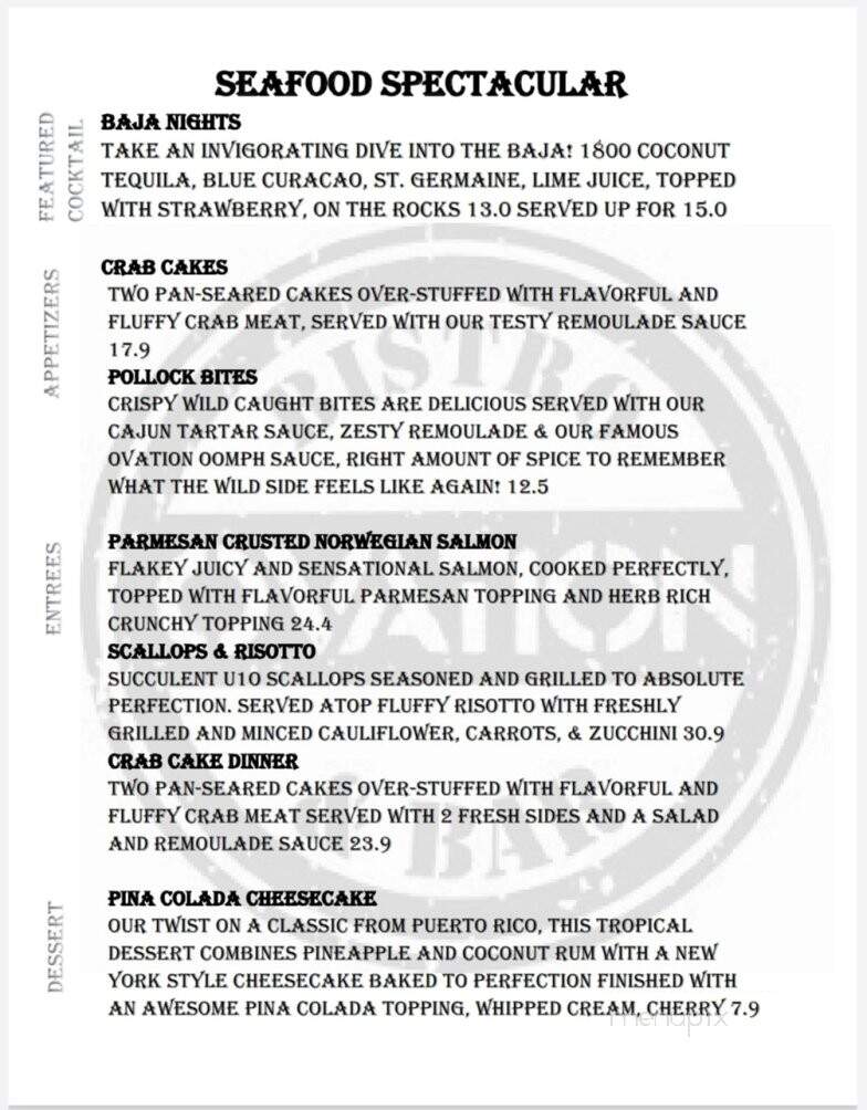 Ovation Bistro and Bar - Davenport, FL