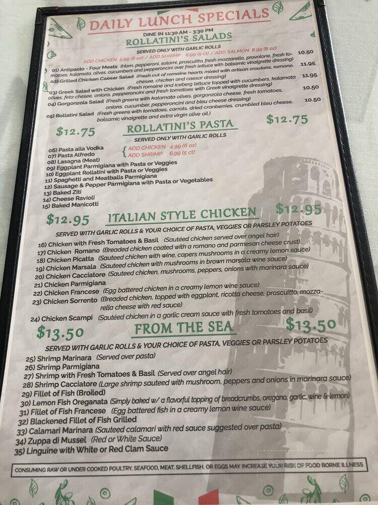 Rollatini Italian Restaurant - Lake Worth, FL