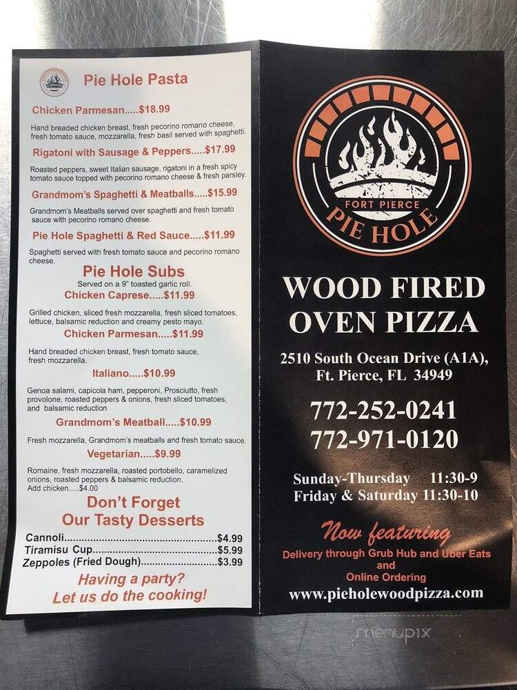 Piehole Wood Pizza - Fort Pierce, FL