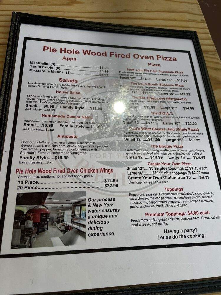 Piehole Wood Pizza - Fort Pierce, FL