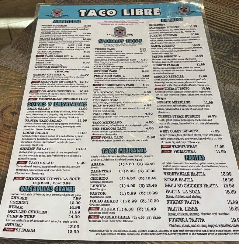 Taco Libre  - St. Augustine, FL