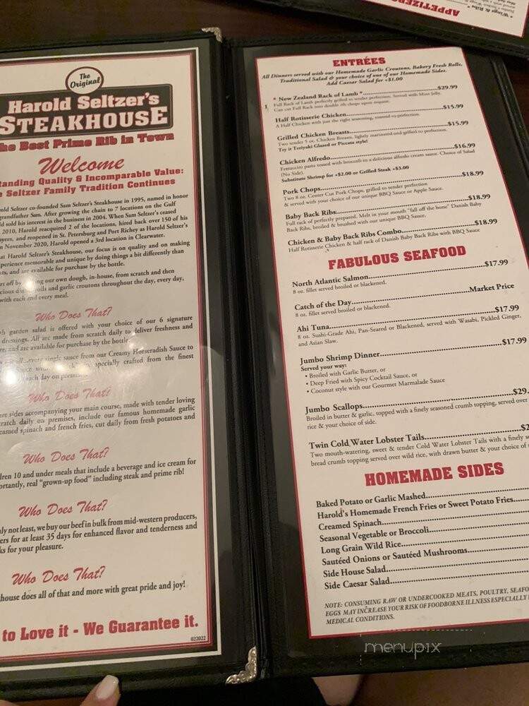 Harold Seltzers Steakhouse - Clearwater, FL