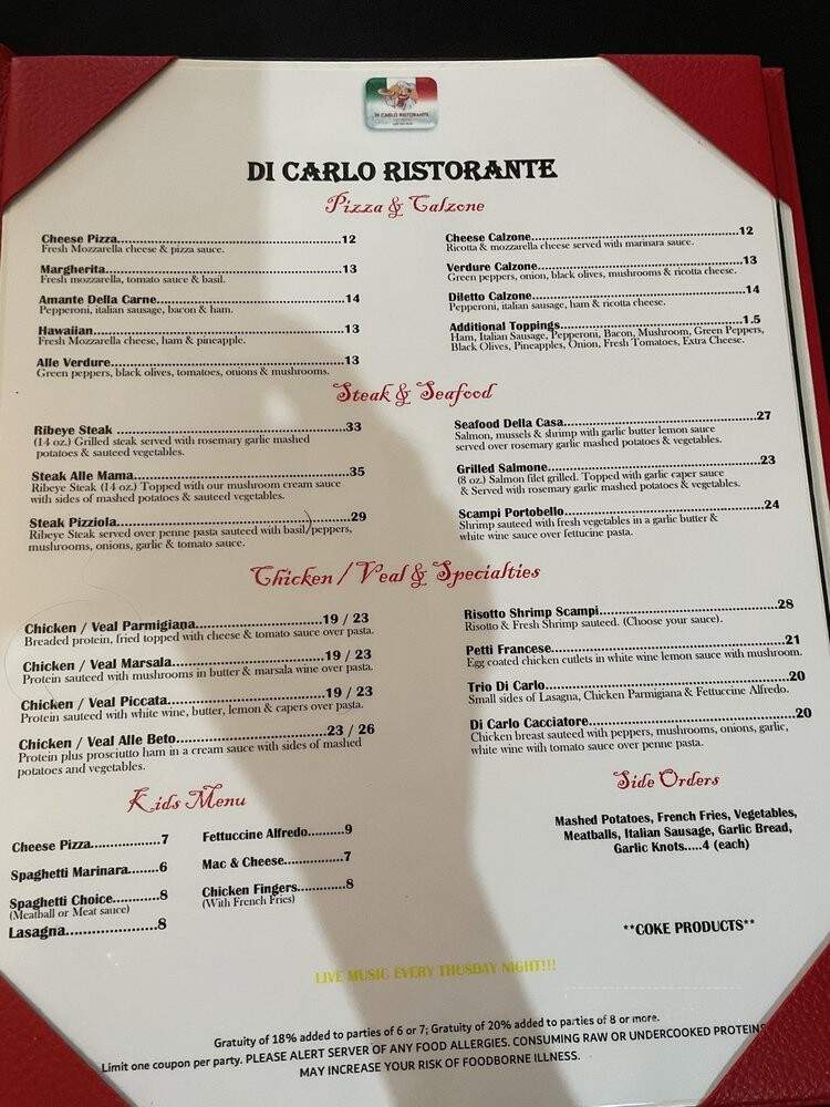 Di Carlo Restaurant - Kissimmee, FL