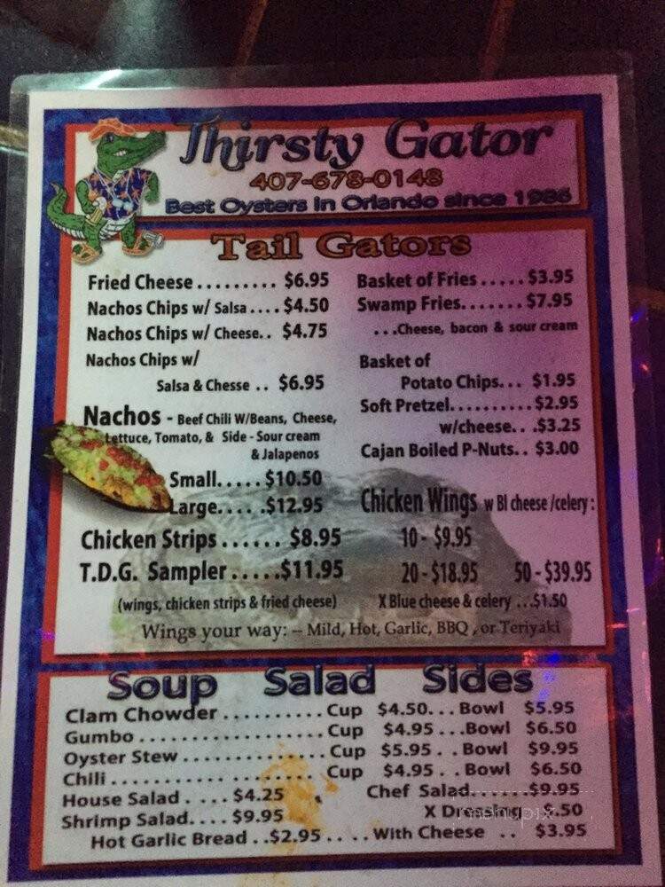 Thirsty Gator Sports Bar and Grill - Gainesville, FL