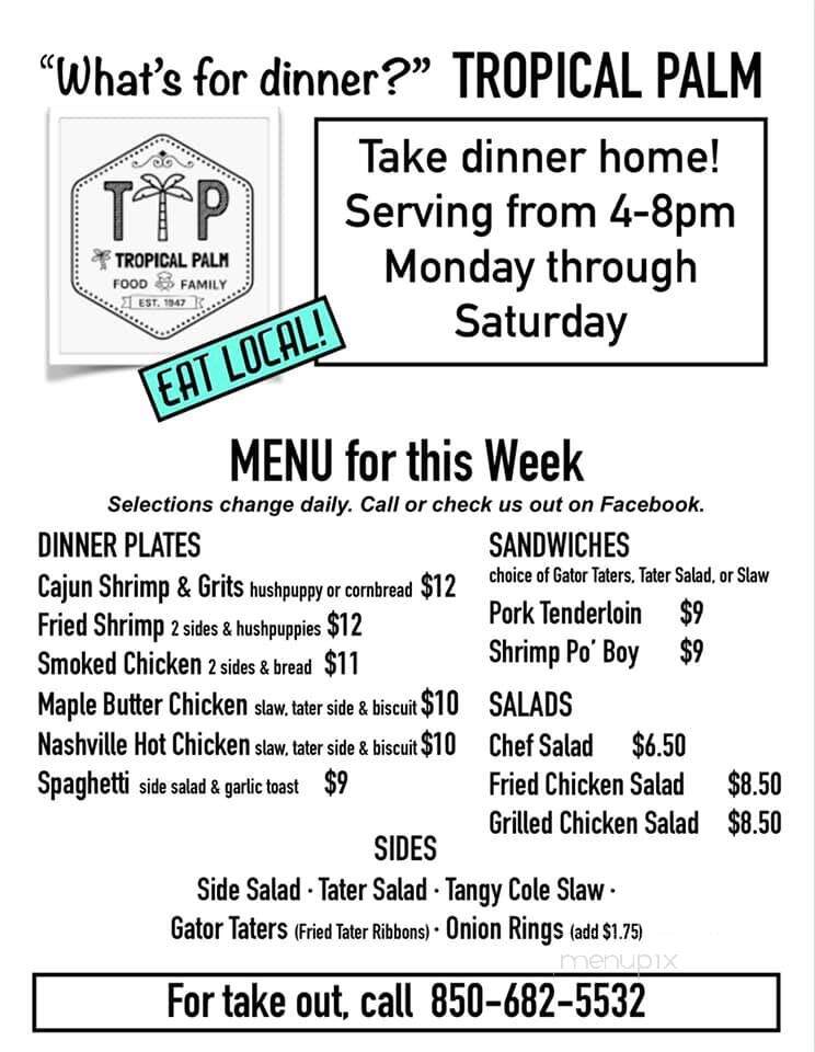 Tropical Palm Restaurant - Crestview, FL