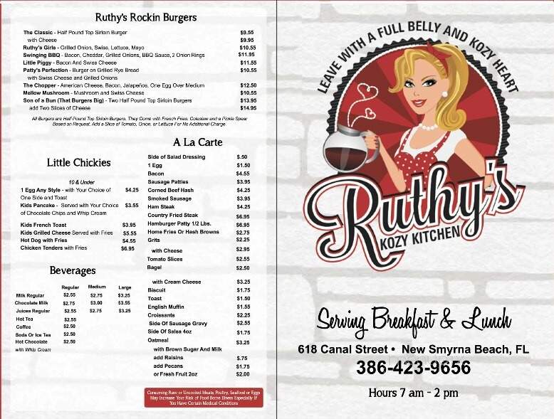 Ruthy's Kozy Kitchen - New Smyrna Beach, FL