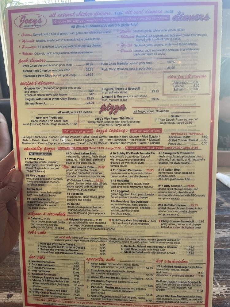 Joey's Pizzeria & Pasta House - Marco Island, FL