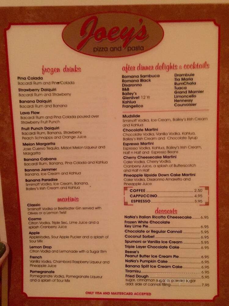 Joey's Pizzeria & Pasta House - Marco Island, FL