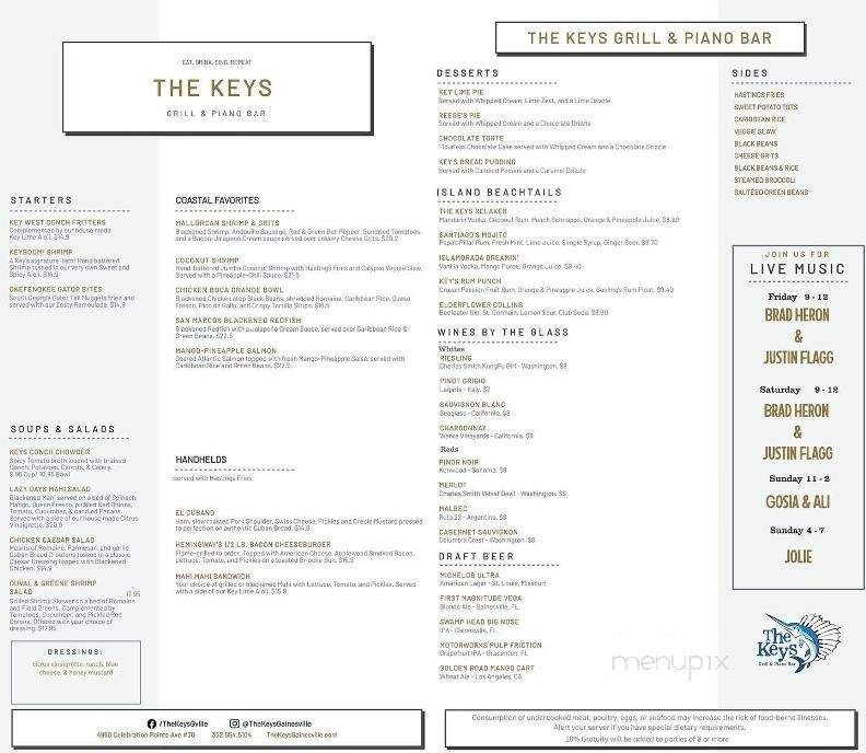 The Keys Grill & Piano Bar - Gainesville, FL