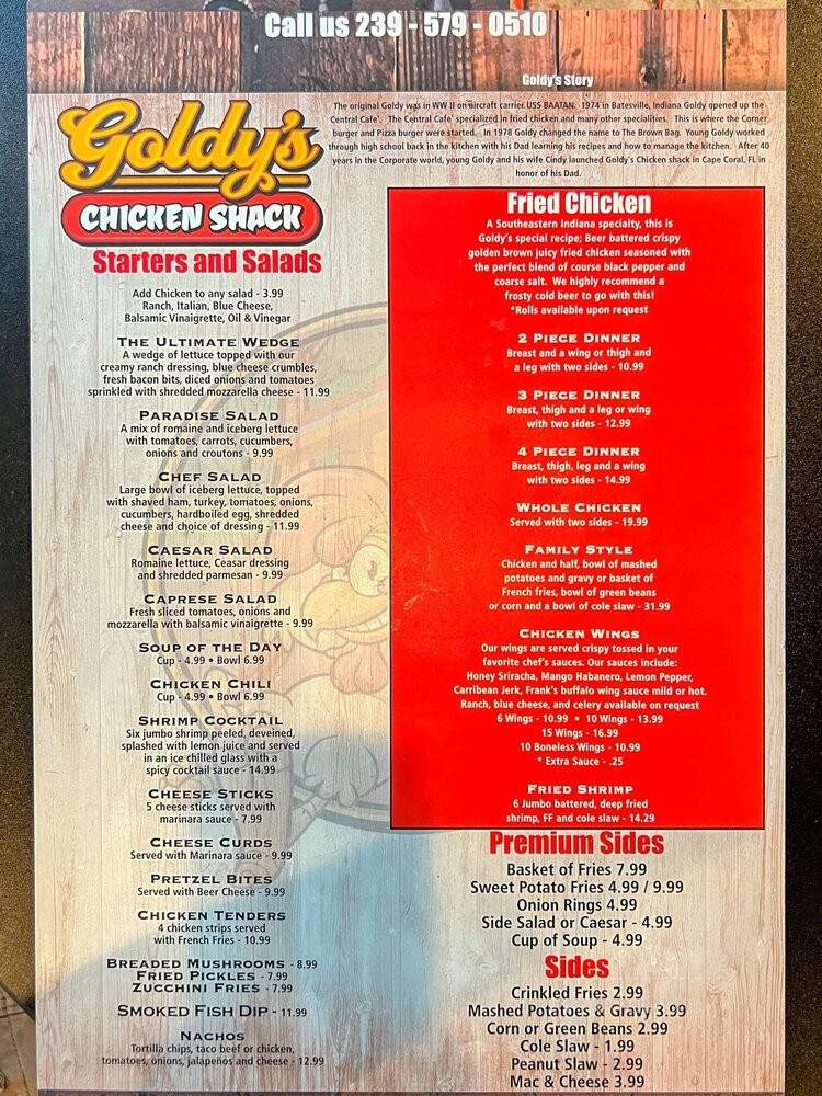 Goldys Chicken Shack - Cape Coral, FL