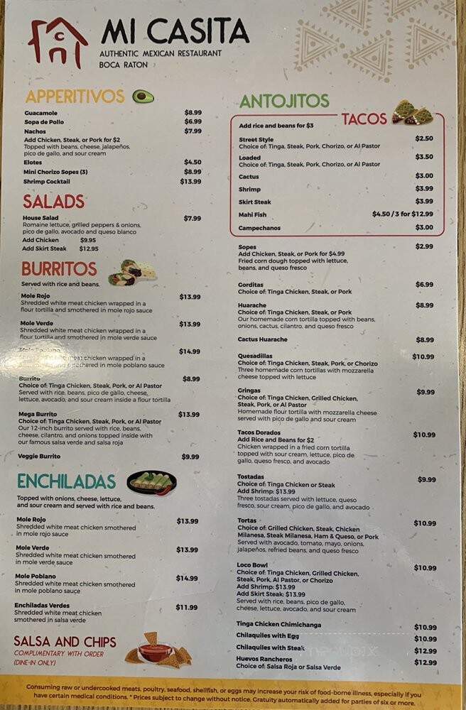 Mi Casita Mexican Restaurant - Boca Raton, FL