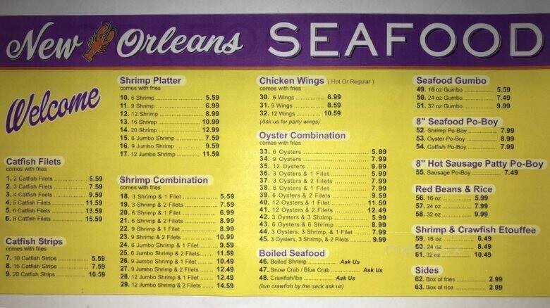 New Orleans Seafood - Tallahassee, FL